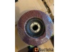 10 x Grinding Disc Lammellendisk 125x22mm, metal, Grit 80