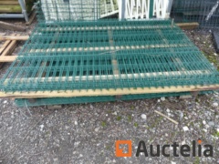 100 Rigid Fence panels 4mm (green-RAL6005) en 170X200
