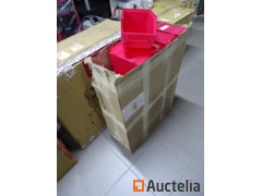 25 Storage boxes Red