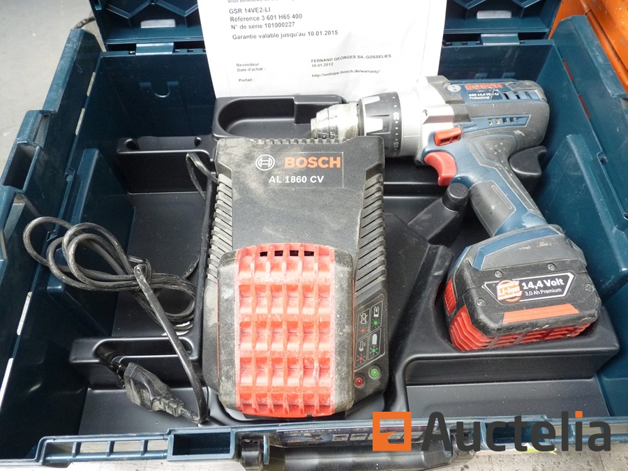Chargeur Bosch GDX 18 V-EC Professional GSR 14.4-2-LI GSB 14.4 VE-2 LI  noir