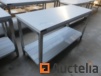 Central Worktable stainless steel welded base