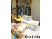 Lot of men's and women's clothing, duvet covers, tablecloths, curtains.
