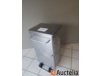 Movable dustbin in Inox, industrial