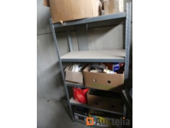 Removable metal shelf and its contents