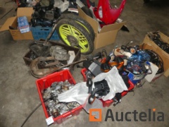 Spare Parts for motorcycles, quad bikes and scooters (large quantity)