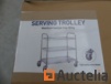 Stainless steel trolley 3 shelves