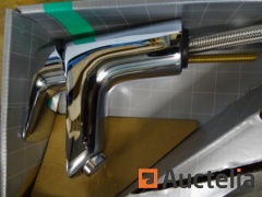 Tap for washbasin with open chrome push-on Bonde Hansgrohe Logis