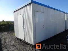 Warsco Sanitary Container (4 indoor parts) isolated