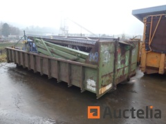 Waste or rubble container 10 m³ + pallet racks