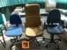 3 Chaises de bureau
