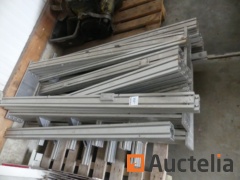 Rails aluminium pour fixation