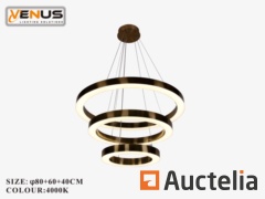 Ophanging LED Design-3 kleuren-afstandsbediening-dimbaar-Artikelnr. (P7075 40 + 60 + 80)