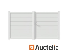White Gate Aluminium Wing Aosta 167 x 350 (winkelwaarde: €1899)